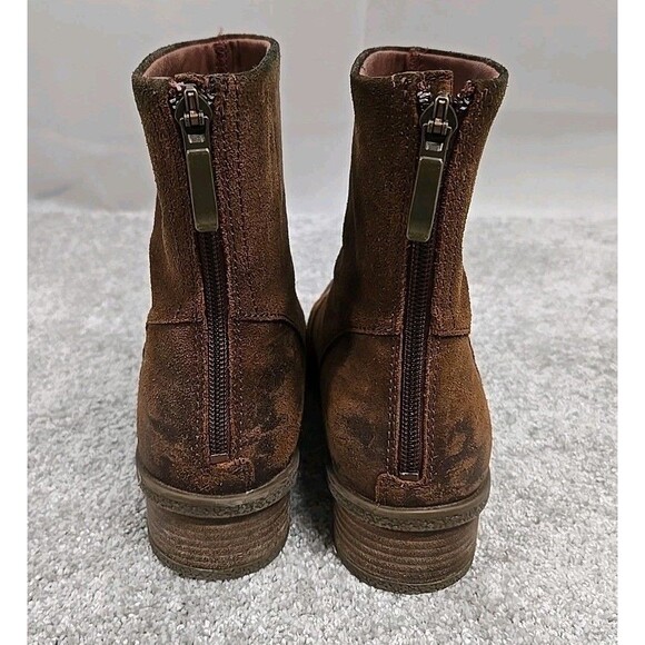 Dansko Brianne Waterproof Suede Leather Boot Brown Zip Women's Size 40 - Picture 5 of 9